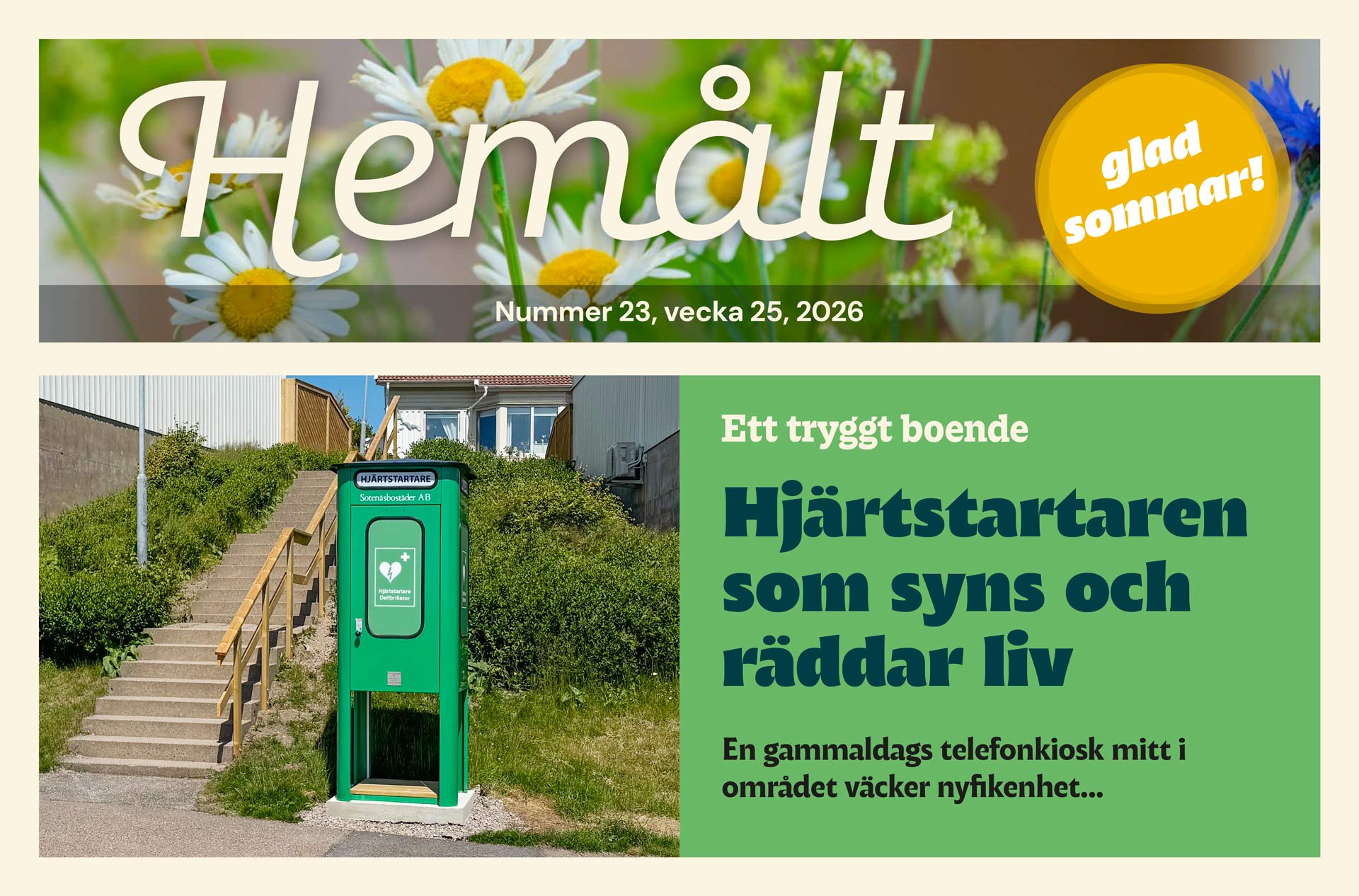 Nyhetsbrev nr 23, vecka 25, 2026, puff